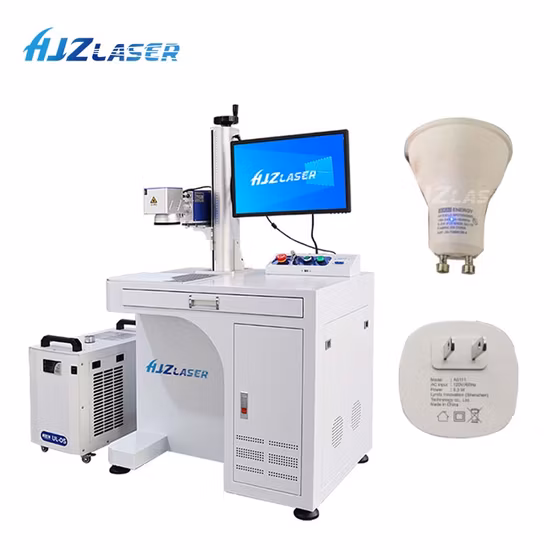 20 W/30 W/50 W/3D/UV/CO2/UV-Faserlaser-Markierungsmaschine für Stahl, Aluminium, Kunststoffmarkierung